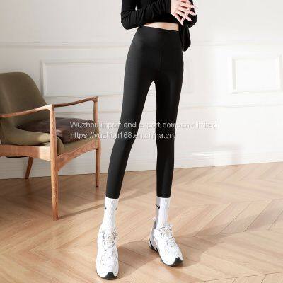 Show High Elasticity of New Fund of 2021 Autumn Winters is Cultivate One's Morality Show Thin Belly in Carry Buttock Tight Barbie Shark Pants Yoga Pants for Women photo-2