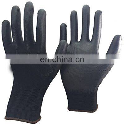 Durable Polyurethane PU Coated Work Gloves Texture Grip and Comfort Stretch Fit Safety Washable Men's Blake XL Work gloves