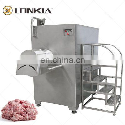 LONKIA Stainless Steel Industrial Sausage Fresh Meat Mincer / Grinder Frozen Meat Grinder Machine