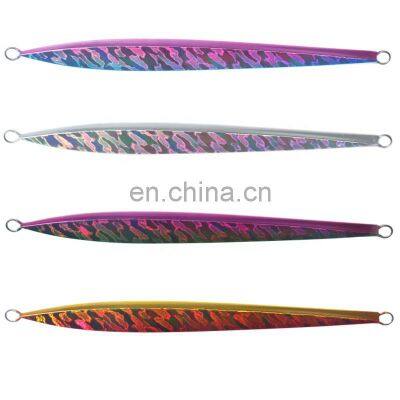 Hot selling 150g 19cm fishing lures bait saltwater slow pitch jigs metal jig lure