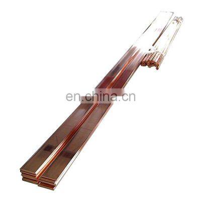 Earthing bar C14500 tellurium copper flat bar copper ground flat bar