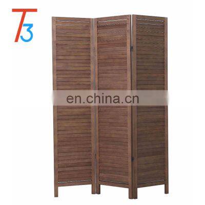 Decorative Screen 4 panel folding wooden japanese living room divider