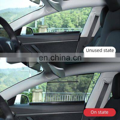 Foldable Car Window Sun Proof Waterproof Sun Shade For Tesla Model 3 2017-2019