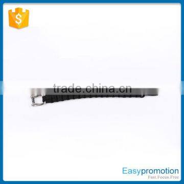 Hot promotion paracord survival bracelet with log/adjustable survival bracelet wholesale