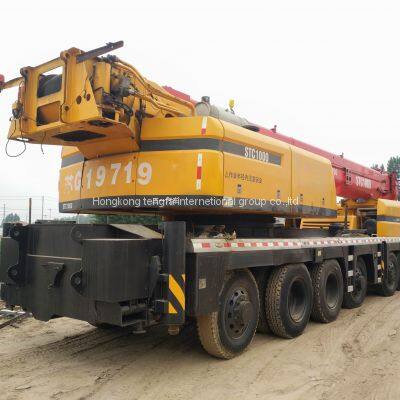 Used SANY STC1300C 130 Ton Truck hydraulic mobile Crane