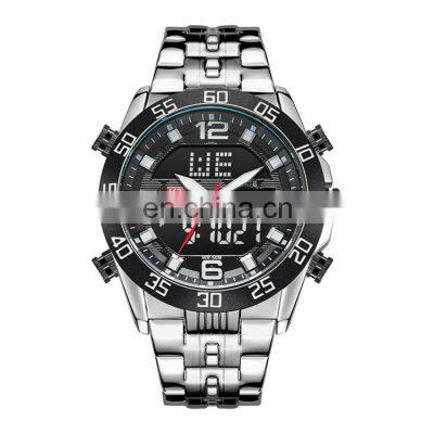 Profession Seller Sale Classic KAT-WACH 1802 Men's Quartz Digital Watches Steel Strap Analog Digital Display Sport Watches photo-3