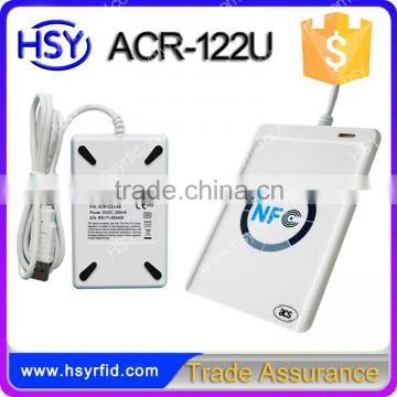 ACR-122U Hot Selling Short Range HF 13.56mhz Contactless NFC USB Reader with Free SDK