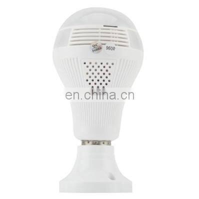 1080P Security Wifi Camera Lamp 360D Panoramic Bulb IP CCTV Video Fisheye HD Vision Two Way Audio