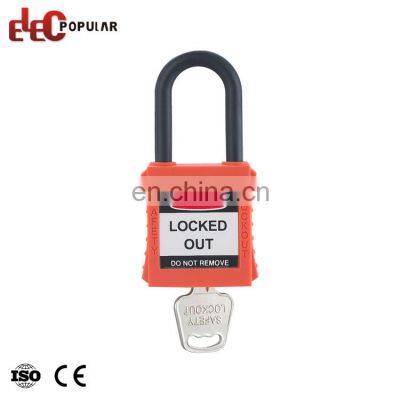 Industrial Top Security 38Mm Nylon Shackle Insulation Safety Padlock