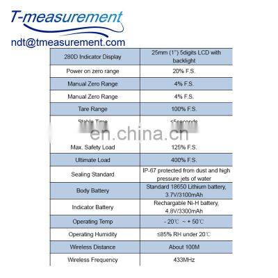 Taijia Safe-T-Weigh Wireless Loadcell Stainless Steel Telemetry Load Link Wireless Dynamometer Tension Load Cell photo-5
