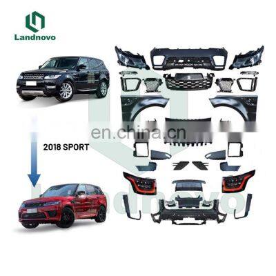 Landnovo High Quality body parts  2018 OE upgrade facelift for range rover sport body kit