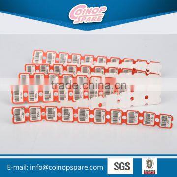 China hot sell high quality Red Copper custom raffle tickets