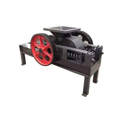 Double roll crusher, bluestone coal crusher, river pebble sand making machine, double roll extruding crusher