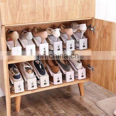 Wholesale Supplier Portable Best Travel Holder Charm Smart Closet Slot Plastic Storage Rack Shoe Organizer photo-2