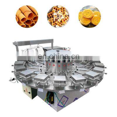 Icecream Cono De Helado Maker Fully Automatic Egg Roll Machine Ice Cream Waffle Sugar Cone Making Machine photo-2