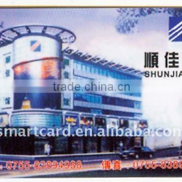 Plastic smart card