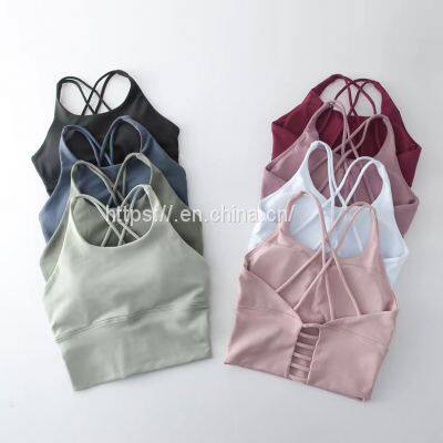 CROSS STRIP TOP WITH CUP