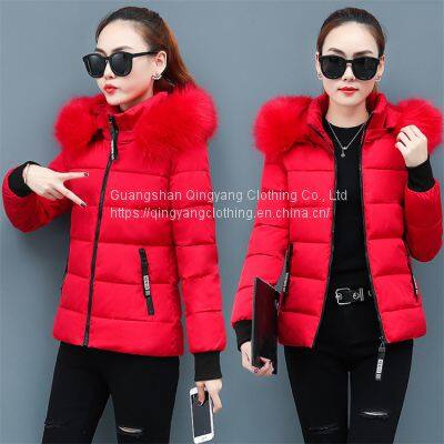 Winter Warm Cotton Padded Jackets Hooded Female Down Jacket Thick Ladies Down Coat Plus Size Puffer Jacket Women photo-3