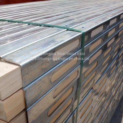 Steel clad wood, steel and wood keel with complete manufacturer models