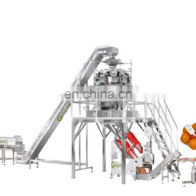 China Genyond net bag packing machine chickpeas package machine peas packing machine