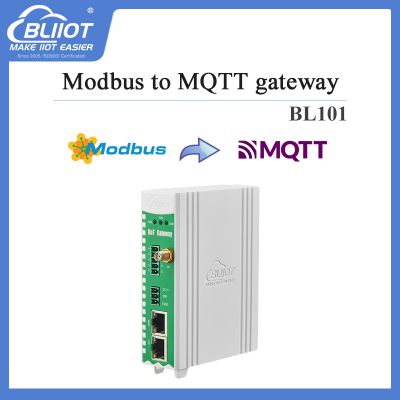 BL101 Supports 4G Communication 2 Channel RJ45 Ports Modbus to MQTT  Industrial IoT Gateway