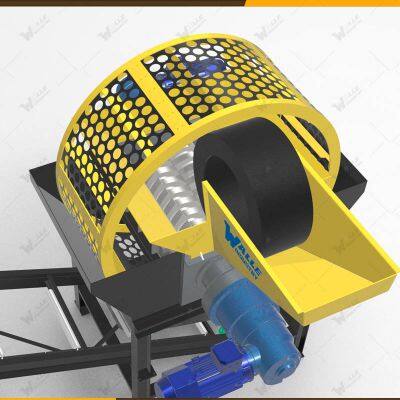 Walle Industry Truck Tire Recycling Machine Truck Car Tire Recycling Equipment photo-3