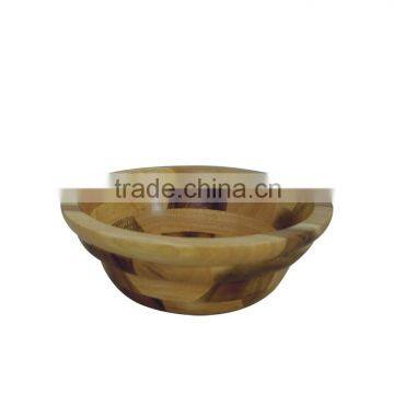 High quality best selling eco friendly Natural Rubberwood Bowl from Viet Nam