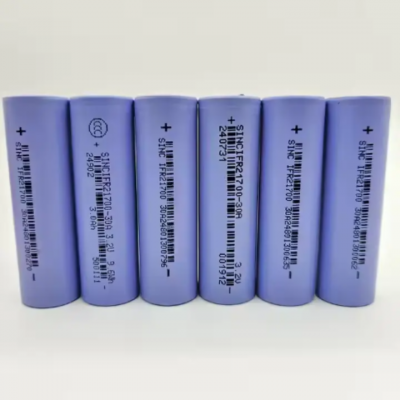 Sinc 21700 3000mah 3.2V Lithium Ion Battery Cell Rechargeable Ebike Battery