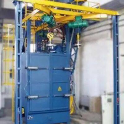 Q37 series hook type shot blasting machine widely used for cleaning the surface of castings
