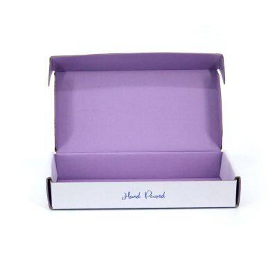 Высококачественные популярные гофрированные упаковочные коробки. Произвольная красивая посылочная коробка для бизнеса и доставки.