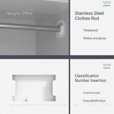 HN-43CD Colorful Steel Locker, 9 Door Metal Storage, Environment-friendly Powder Coating for Kindergarten Kids Room-Custom Color&Size photo-5