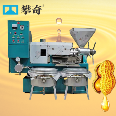 Máquina de prensagem de óleo de amendoim comercial. Máquina de prensagem de óleo de girassol, azeite, coco e palma comercial. Máquina de extração de óleo. Prensador de óleo de amendoim.