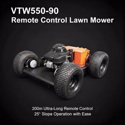 Vigorun VTW550 Самоходная газонокосилка Euro 5/EPA Безопасная для дикой природы Газонокосилка с пультом дистанционного управления Ландшафтное оборудование