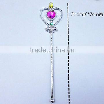 Wholesale Electroplating Plastic Kids Pink Princess Magic Wand Fairy Beauty Magic Stick photo-3