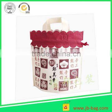 Fashion Colorful Custom Non-Woven Drawstring Economy Tote Bag