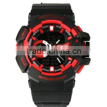 New!silicone sport big watch 2015 with different colors for man