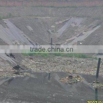 2.00mm HDPE geomembrane liner for refuse dump, sewage plant