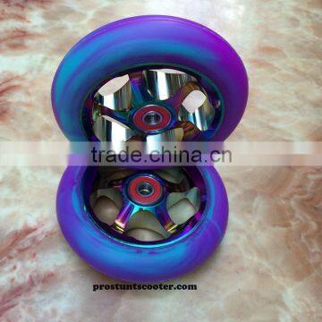 110 mm Rainbow Scooter Wheels For MGP Pro Scooters