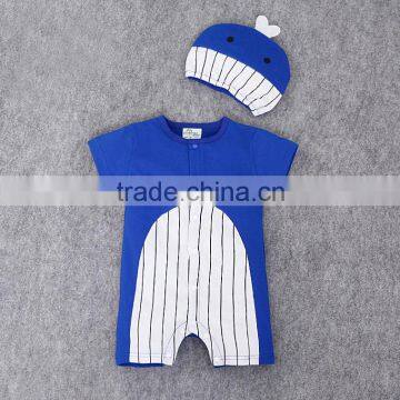 2016 Hot Sale Boutique Baby Clothes Summer Boys Romper Short Sleeve Animal Printed Toddlers Romper Suit photo-4