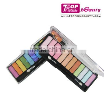 12 color cheap eyeshadow palette private label cosmetics brand name makeup