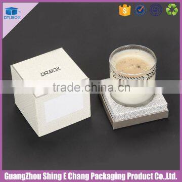 2016 good quality logo customized household gift packaging boxes for candles