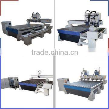 Multifuctional rotary attached multi spindle cnc router for wood carving