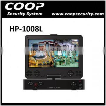 Standalone 4CH CCTV Combo DVR Motion Detection 8CH Real Time LCD DVR Kits
