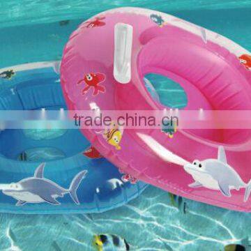 Colorful pvc inflatable baby float seat EN71 approved