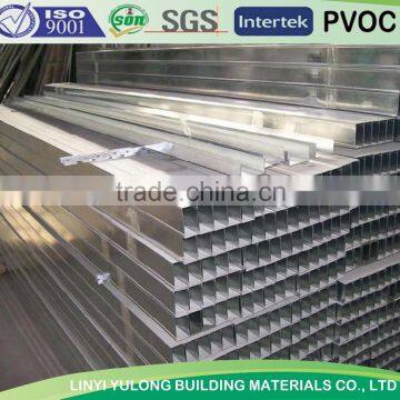 light settle keel/steel channel(main channel,c stud,u track) for gypsum board ceiling