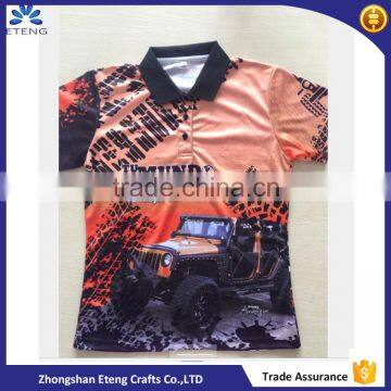 Best popular dye sublimation t-shirt with custom made design