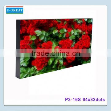 latest inventions black diamond chip fashion show p3 big led display module