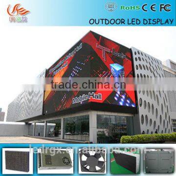 Promotion price! P10 outdoor led display corner screen