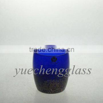 Blue Glass tumbler drinking cup for home and restaurant