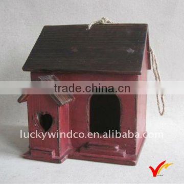 Wooden bird house